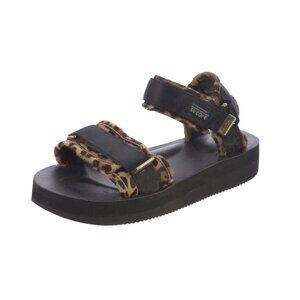 Suicoke Ponyhair Animal Print Sandals